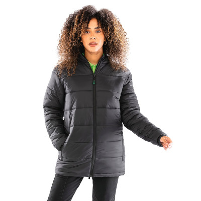 Recycled down parka